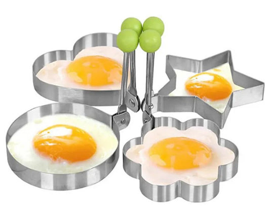 5 Shapes Stainless Steel Fried Egg Mold